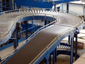 factory, industrial hall, logistics